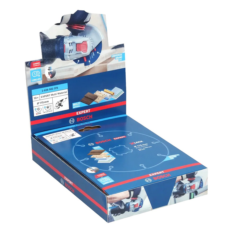 Disco abrasivo de Ø115mm carboneto EXPERT Multi Material (10 unids) BOSCH 3