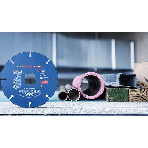 Disco abrasivo de Ø125mm carboneto EXPERT Multi Material (10 unids) BOSCH  10