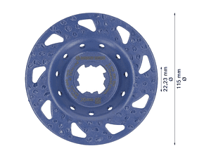 Cabeça de rebarbadora em carboneto Ø115mm EXPERT Multi Material BOSCH 