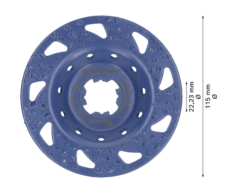 Cabeça de rebarbadora em carboneto Ø115mm EXPERT Multi Material BOSCH 
