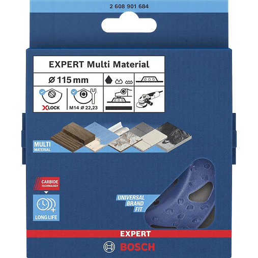 Cabeça de rebarbadora em carboneto Ø115mm EXPERT Multi Material BOSCH  3