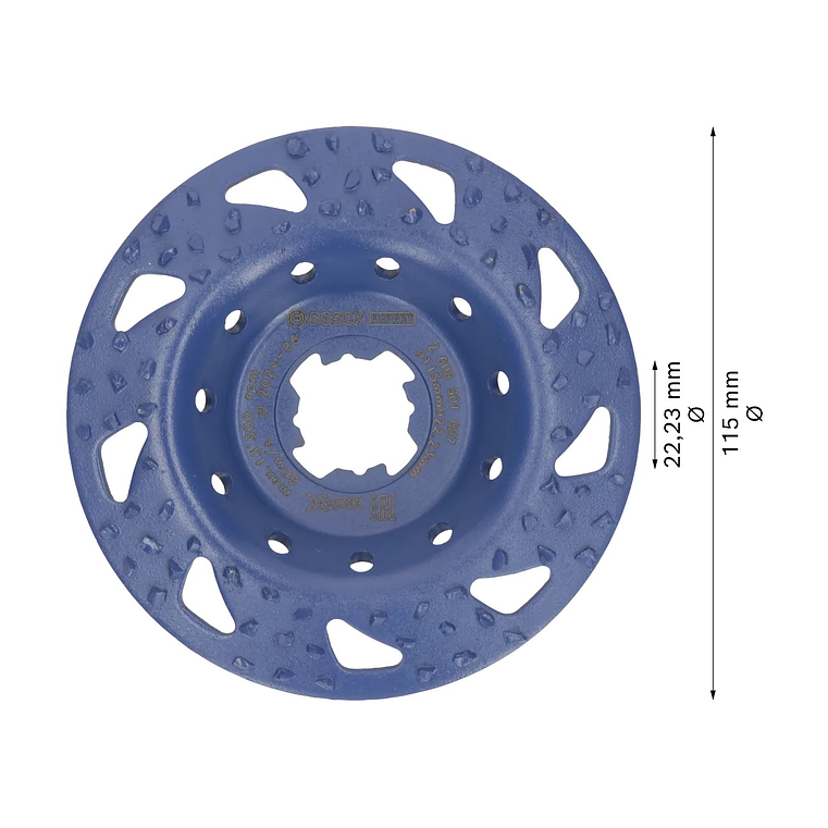 Cabeça de rebarbadora em carboneto Ø115mm EXPERT Multi Material BOSCH 2