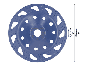 Cabeça de rebarbadora Ø180mm em carboneto EXPERT Multi Material BOSCH 
