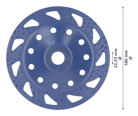 Cabeça de rebarbadora Ø180mm em carboneto EXPERT Multi Material BOSCH 