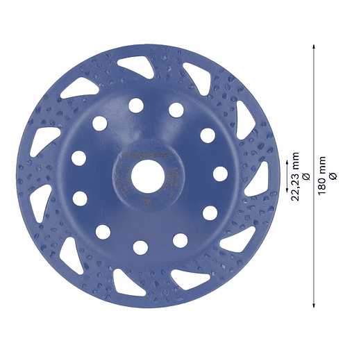 Cabeça de rebarbadora Ø180mm em carboneto EXPERT Multi Material BOSCH  2