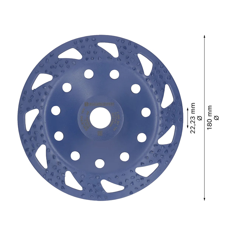 Cabeça de rebarbadora Ø180mm em carboneto EXPERT Multi Material BOSCH 2