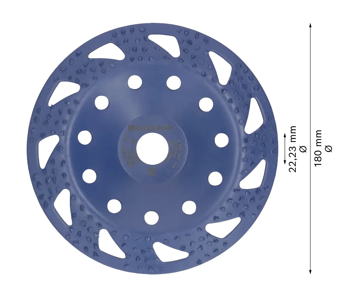 Cabeça de rebarbadora Ø180mm em carboneto EXPERT Multi Material BOSCH 2