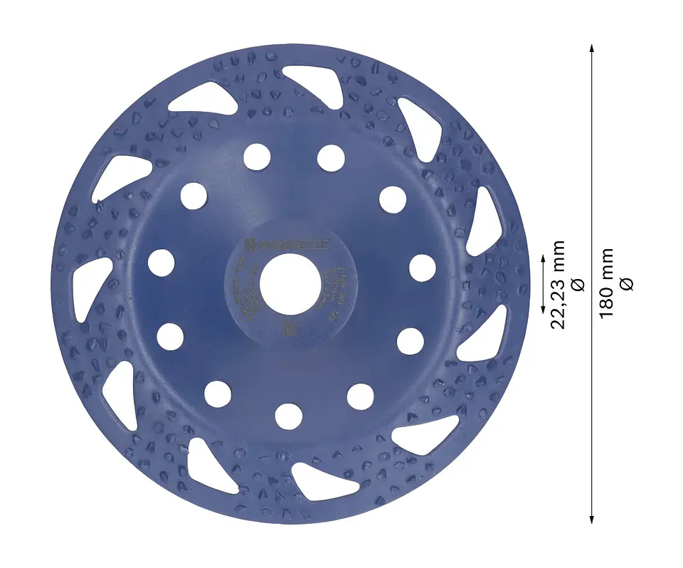Cabeça de rebarbadora Ø180mm em carboneto EXPERT Multi Material BOSCH 2