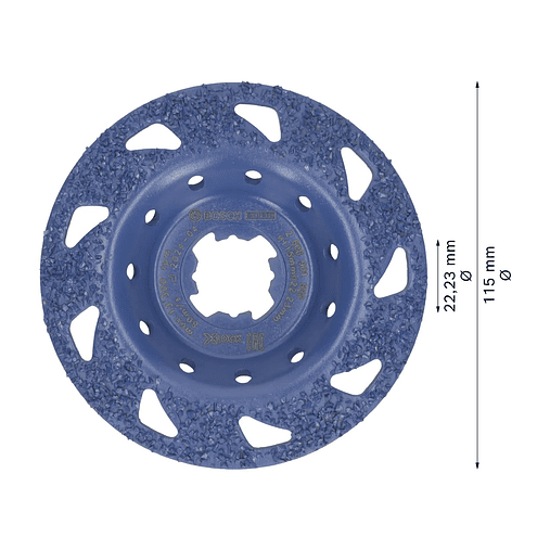 Cabeça de rebarbadora Ø115mm em carboneto EXPERT Multi Material BOSCH 2