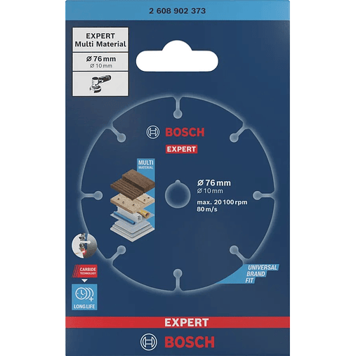 Disco abrasivo de carboneto Ø76mm EXPERT Multi Material BOSCH 3