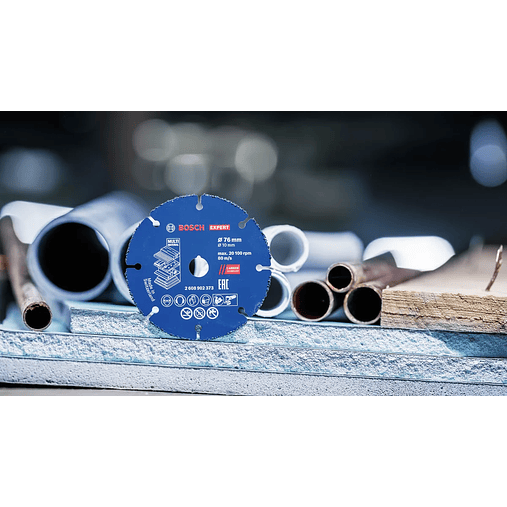 Disco abrasivo de carboneto Ø76mm EXPERT Multi Material BOSCH 11