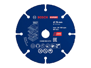 Disco abrasivo de carboneto Ø76mm EXPERT Multi Material BOSCH