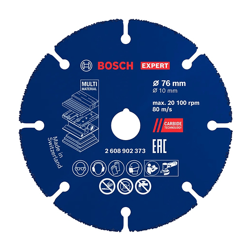 Disco abrasivo de carboneto Ø76mm EXPERT Multi Material BOSCH 1