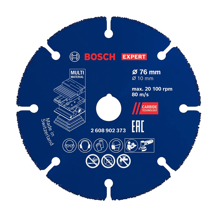Disco abrasivo de carboneto Ø76mm EXPERT Multi Material BOSCH 1