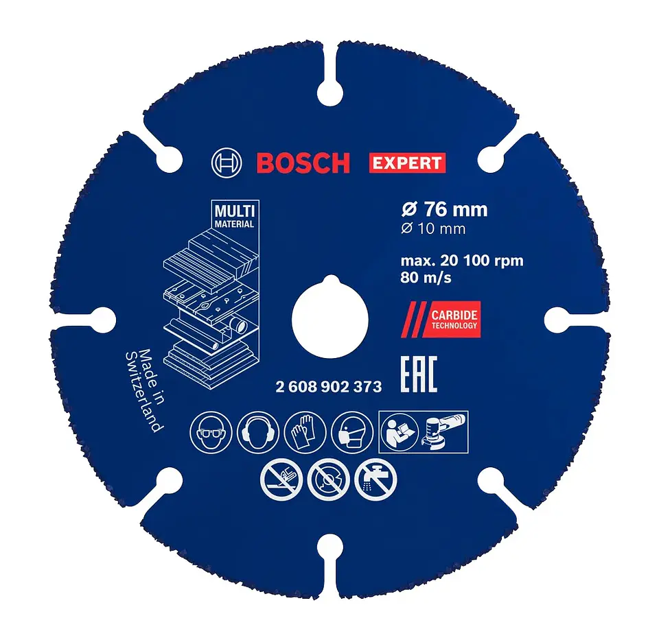 Disco abrasivo de carboneto Ø76mm EXPERT Multi Material BOSCH 1