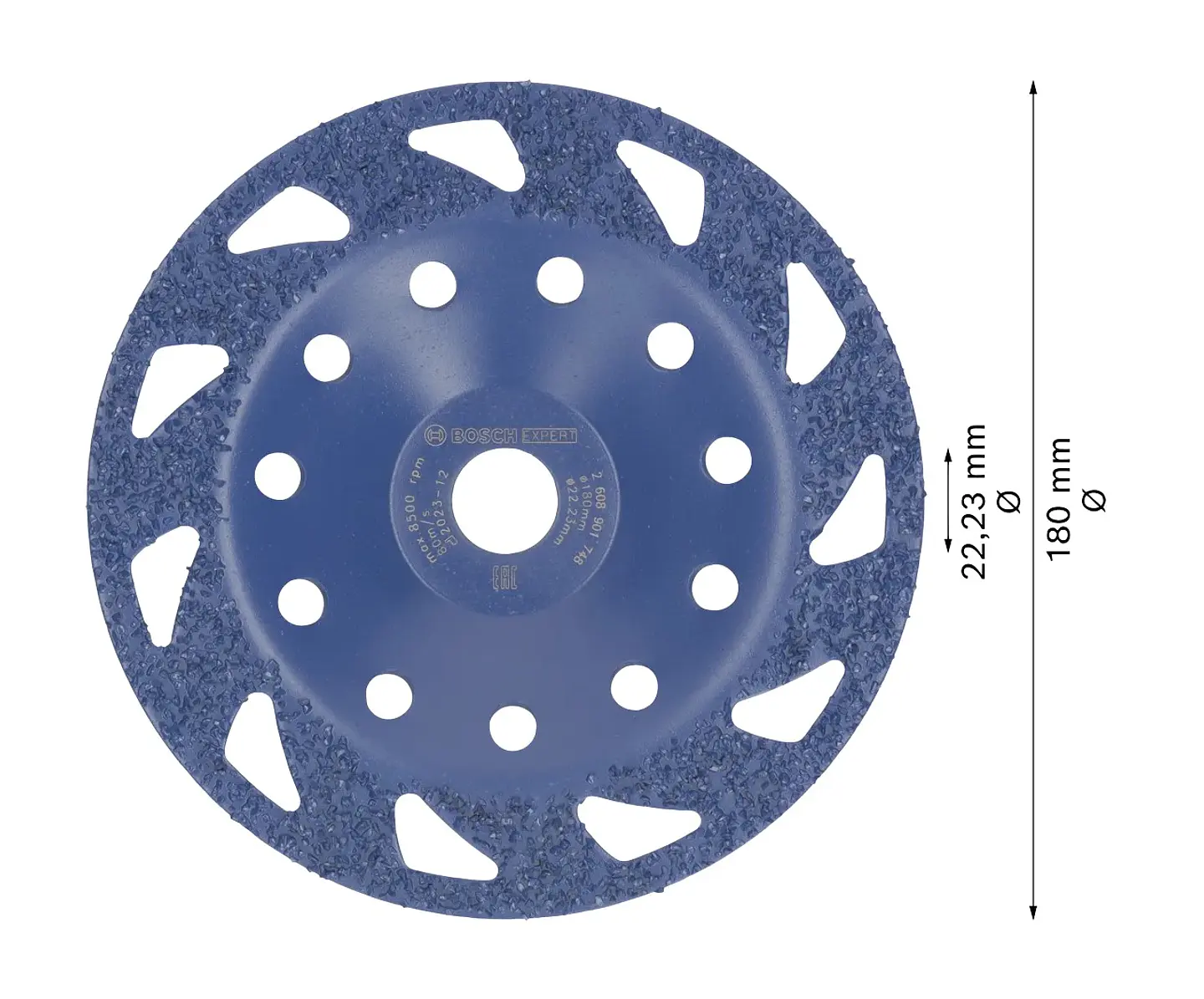 Cabeça de rebarbadora em carboneto Ø180mm EXPERT Multi Material BOSCH 2