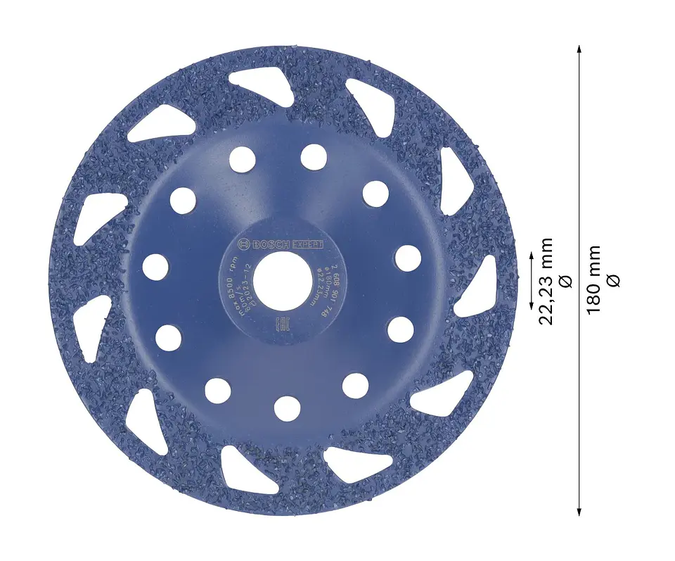 Cabeça de rebarbadora em carboneto Ø180mm EXPERT Multi Material BOSCH 2