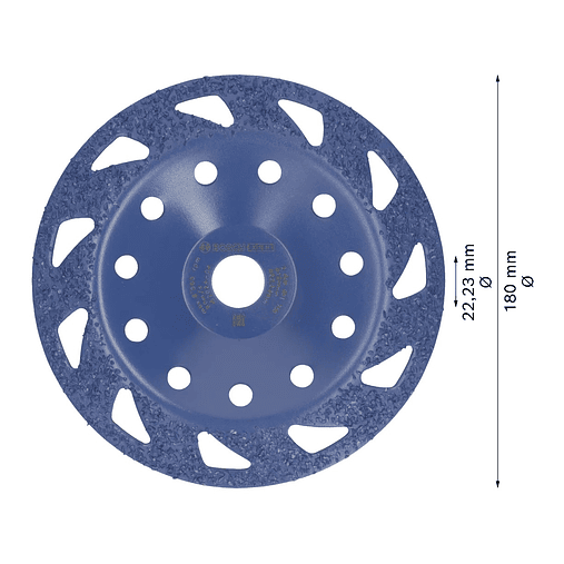 Cabeça de rebarbadora em carboneto Ø180mm EXPERT Multi Material BOSCH 2