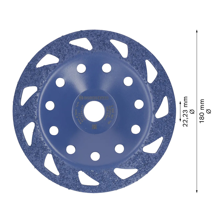 Cabeça de rebarbadora em carboneto Ø180mm EXPERT Multi Material BOSCH 2