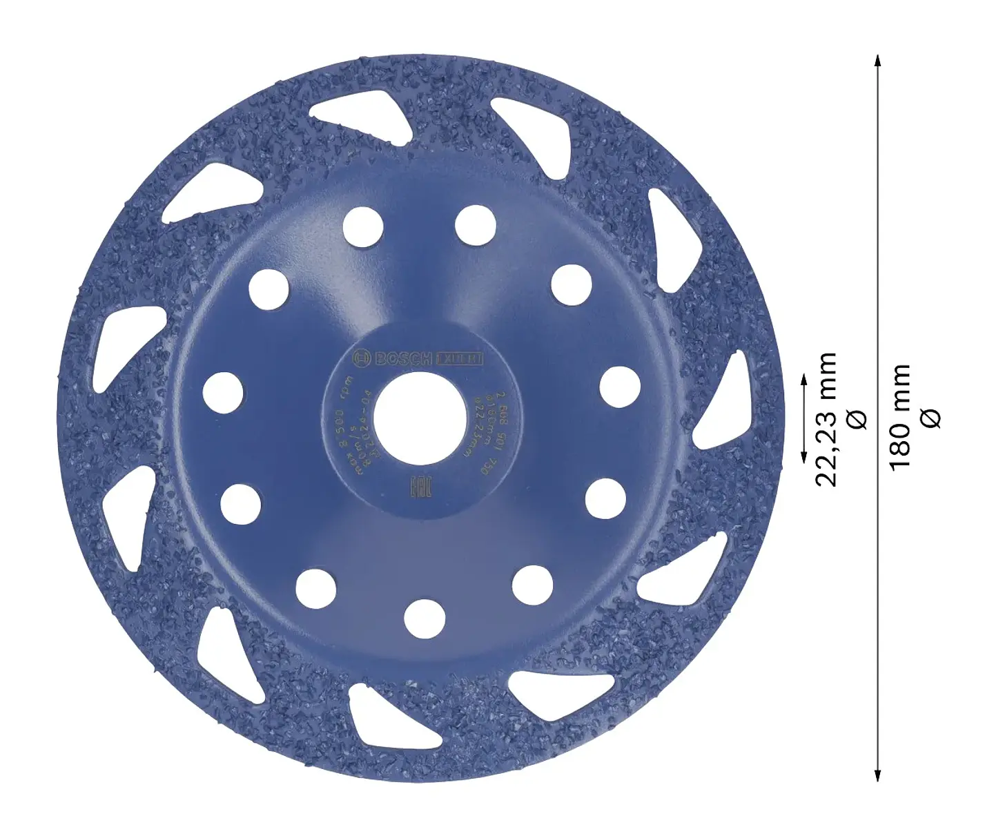Cabeça de rebarbadora em carboneto Ø180mm EXPERT Multi Material BOSCH 2