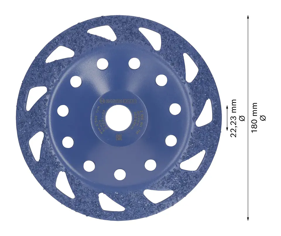 Cabeça de rebarbadora em carboneto Ø180mm EXPERT Multi Material BOSCH 2