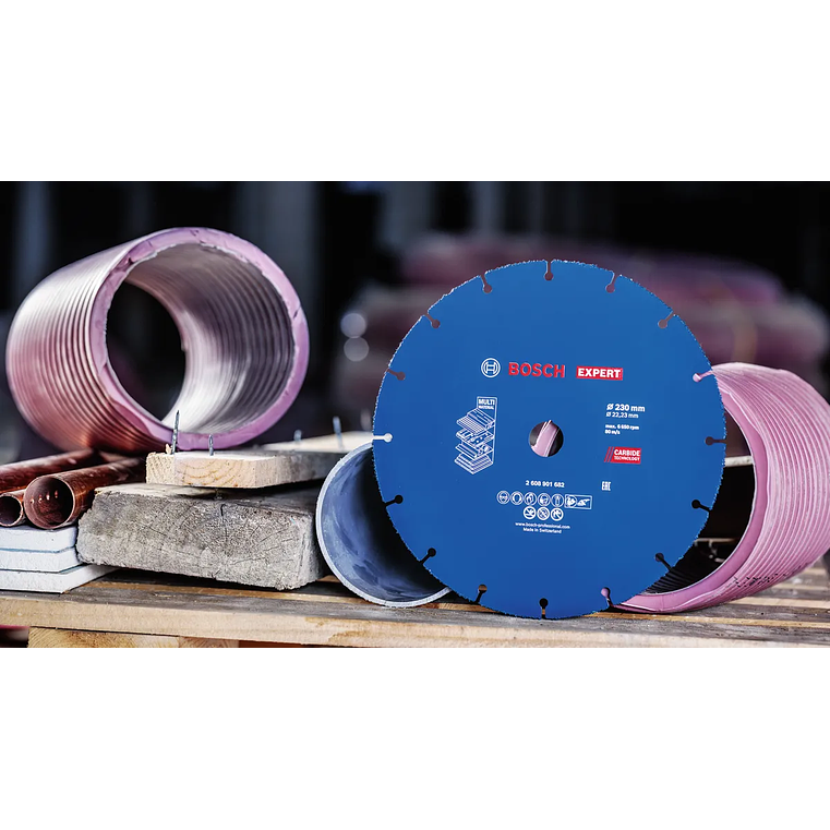 Disco abrasivo de carboneto Ø180mm EXPERT Multi Material BOSCH  5