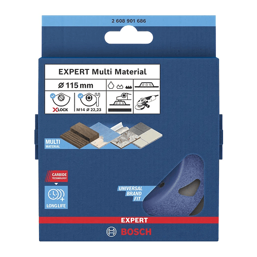 Cabeça de rebarbadora em carboneto Ø115mm EXPERT Multi Material BOSCH  3