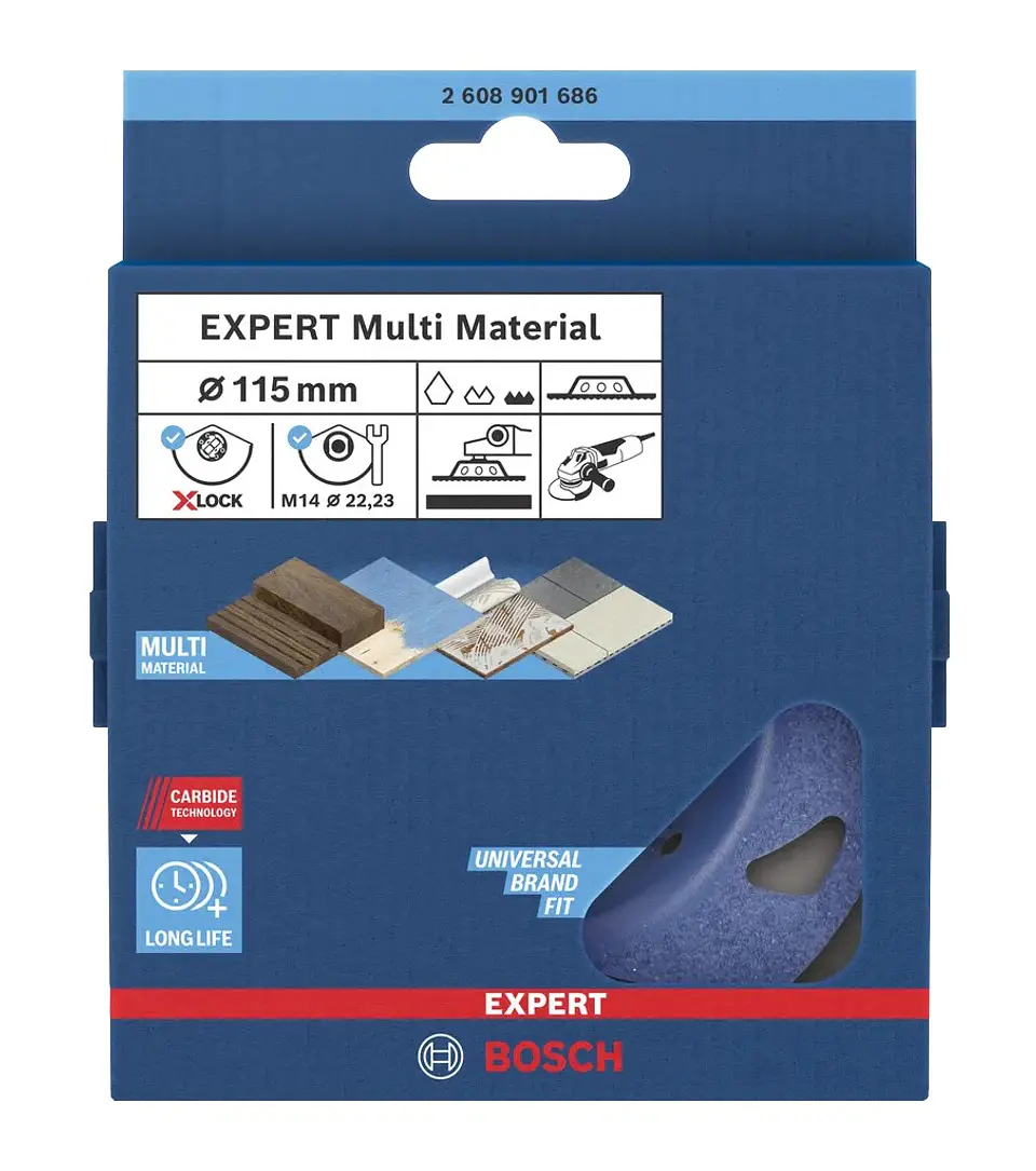 Cabeça de rebarbadora em carboneto Ø115mm EXPERT Multi Material BOSCH  3