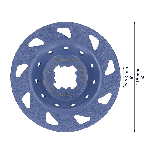 Cabeça de rebarbadora em carboneto Ø115mm EXPERT Multi Material BOSCH  2
