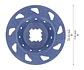 Cabeça de rebarbadora em carboneto Ø115mm EXPERT Multi Material BOSCH  - Miniatura 2