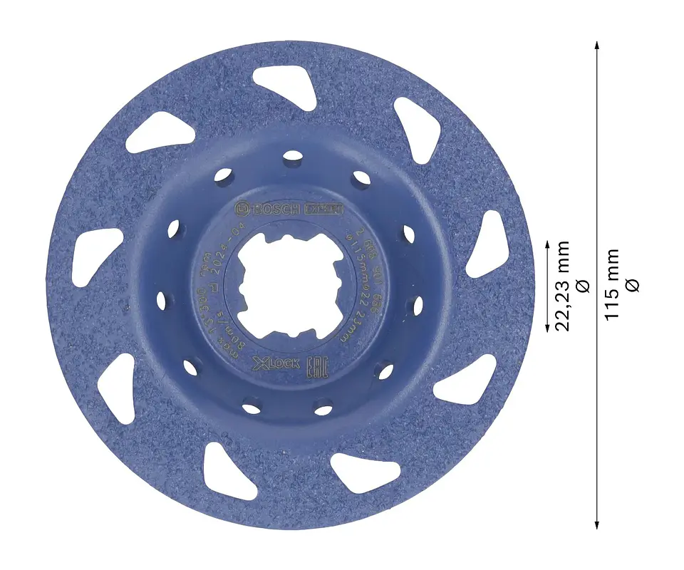 Cabeça de rebarbadora em carboneto Ø115mm EXPERT Multi Material BOSCH  2