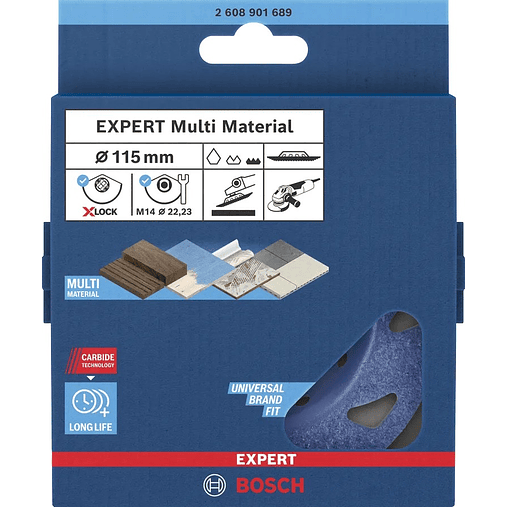 Cabeça de rebarbadora em carboneto Ø115mm EXPERT Multi Material inclinado BOSCH  3