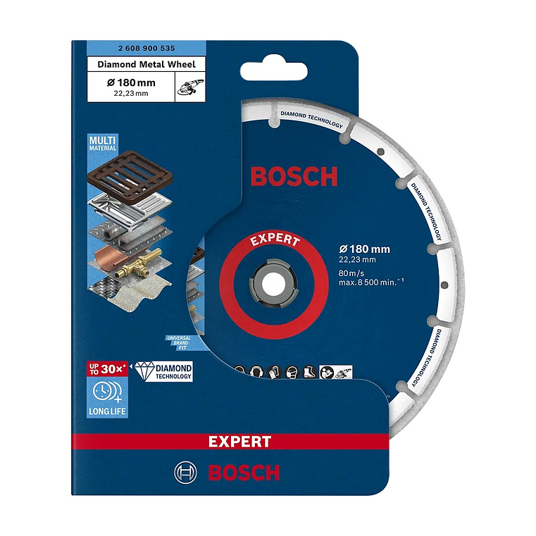 Disco abrasivo Ø180mm EXPERT Diamond Metal Wheel BOSCH  3