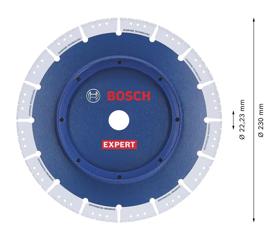 Disco abrasivo Ø230mm EXPERT Diamond Pipe Cut Wheel BOSCH  2