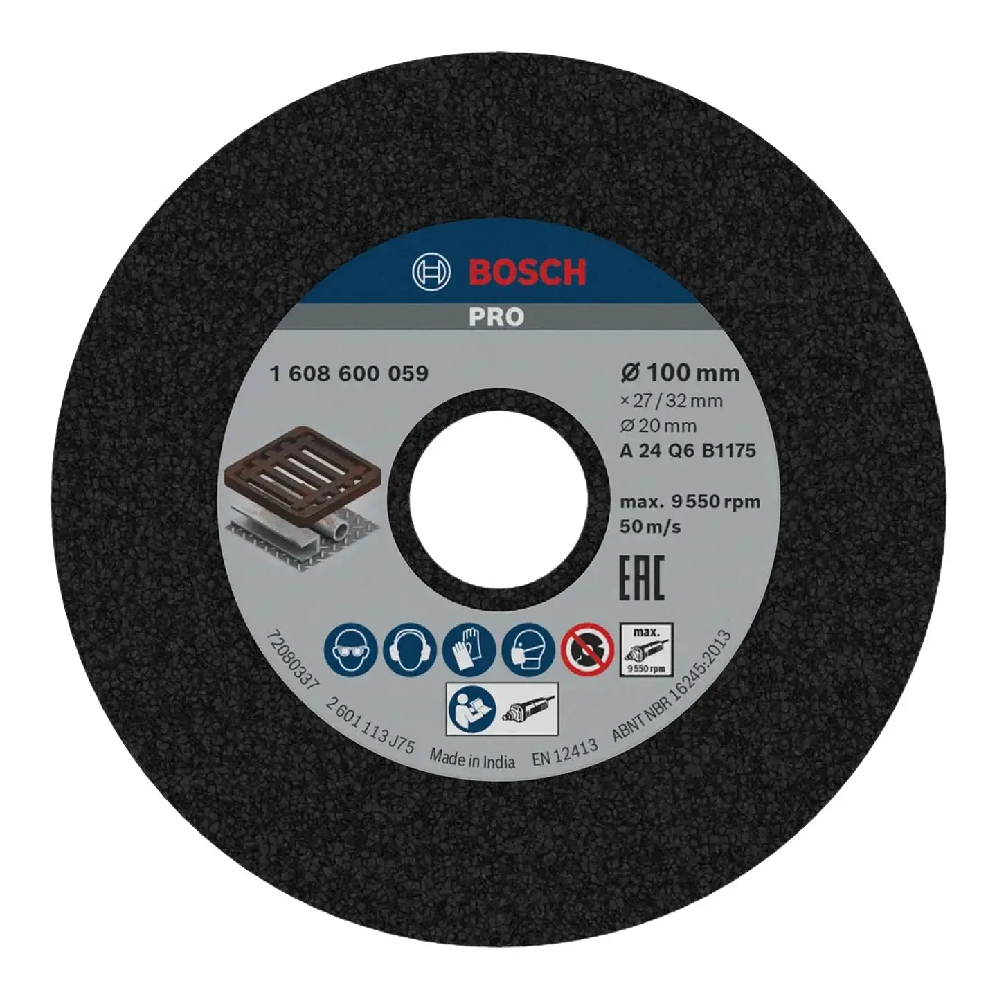 Disco de Ø100mm rebarbar PRO Metal BOSCH  1