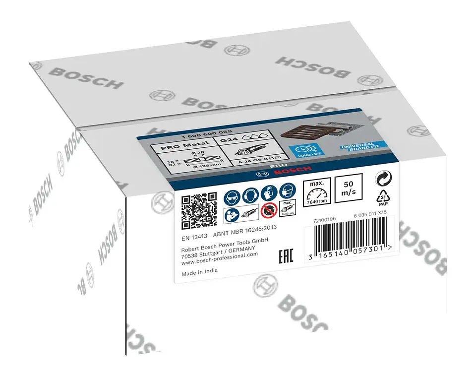 Disco de Ø125mm rebarbar PRO Metal BOSCH 3