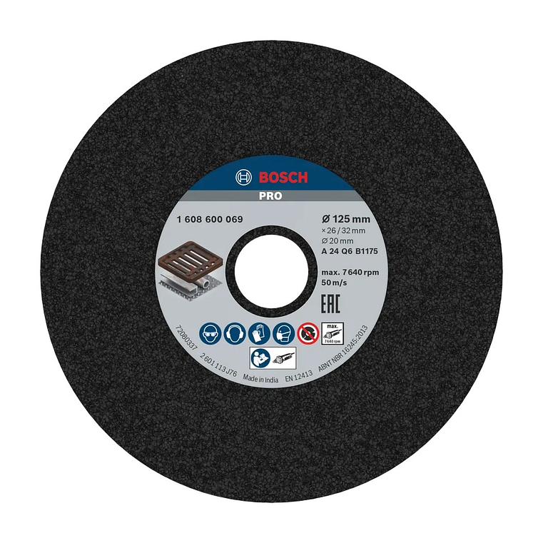 Disco de Ø125mm rebarbar PRO Metal BOSCH 1