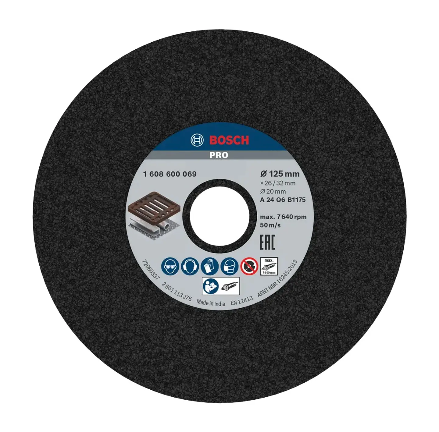 Disco de Ø125mm rebarbar PRO Metal BOSCH 1