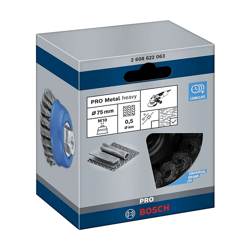 Catrabucha de Ø75mm em copo PRO Metal heavy BOSCH  3