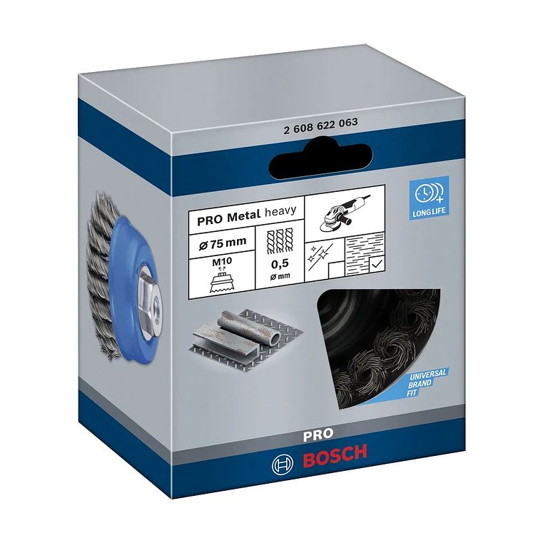 Catrabucha de Ø75mm em copo PRO Metal heavy BOSCH  3