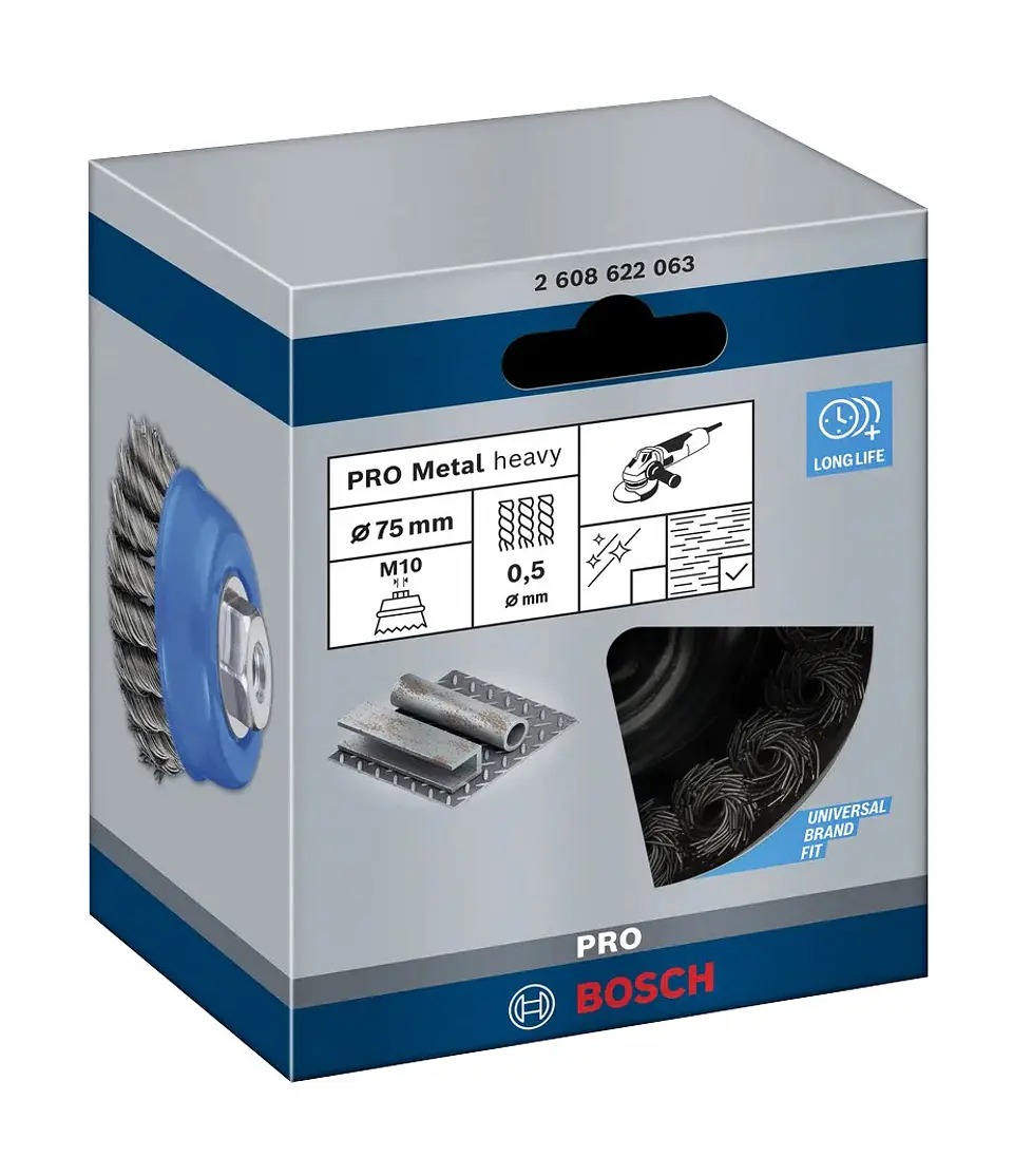 Catrabucha de Ø75mm em copo PRO Metal heavy BOSCH  3