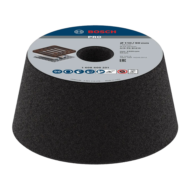 Mó cónica de Ø90mm a Ø110mm PRO Metal BOSCH  1