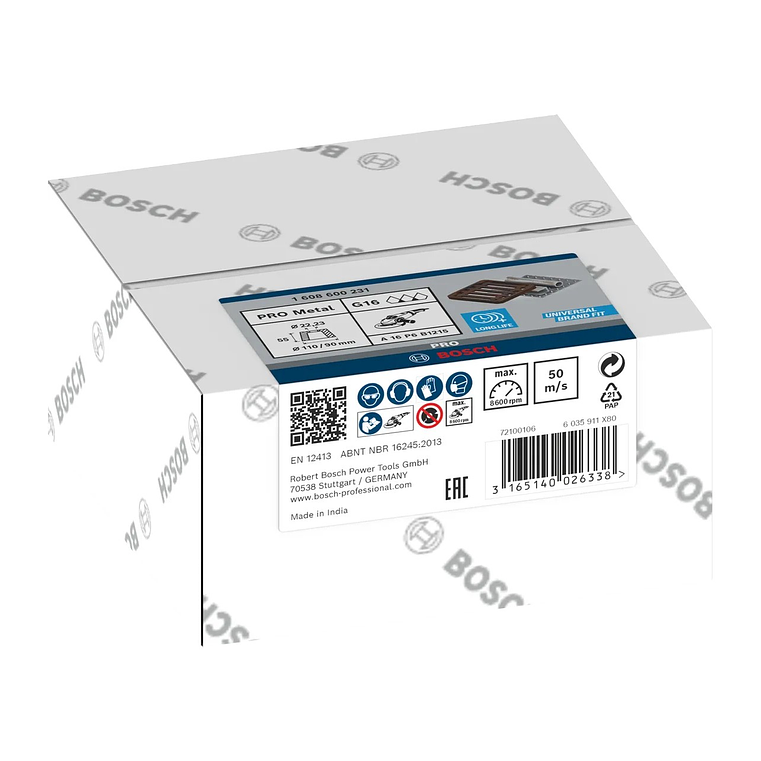 Mó cónica de Ø90mm a Ø110mm PRO Metal BOSCH  3