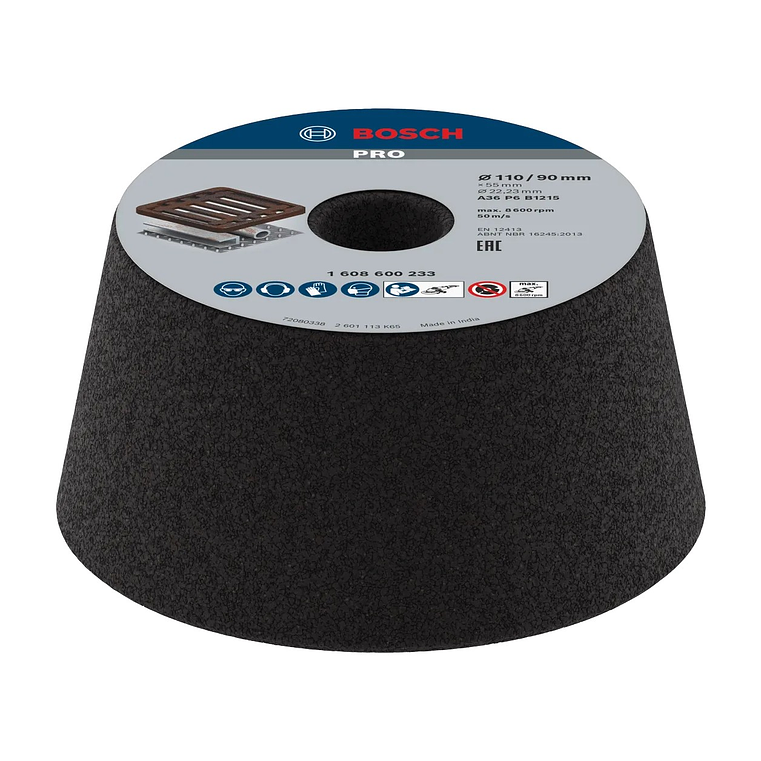 Mó cónica de Ø90mm a Ø110mm PRO Metal BOSCH   1