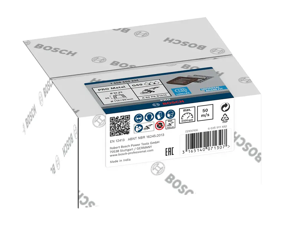 Mó cónica de Ø90mm a Ø110mm PRO Metal BOSCH 3