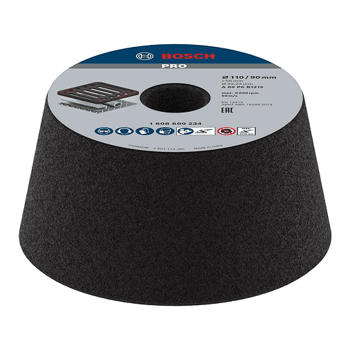 Mó cónica de Ø90mm a Ø110mm PRO Metal BOSCH 1