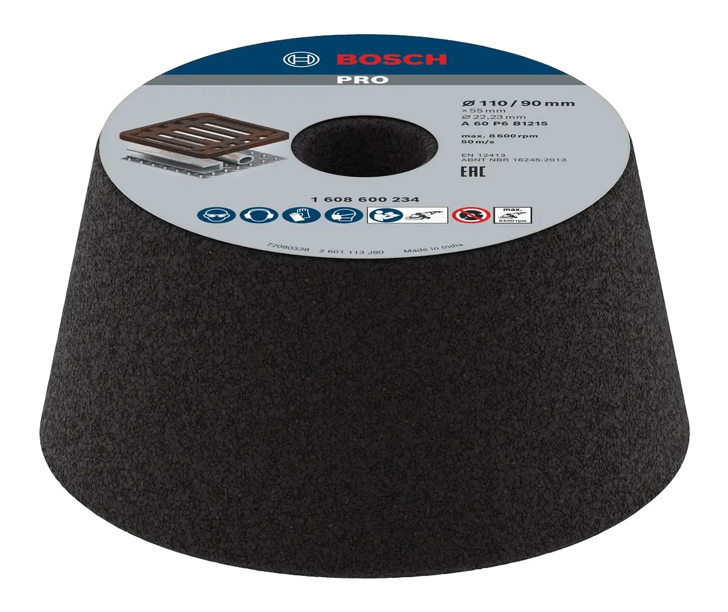Mó cónica de Ø90mm a Ø110mm PRO Metal BOSCH 1