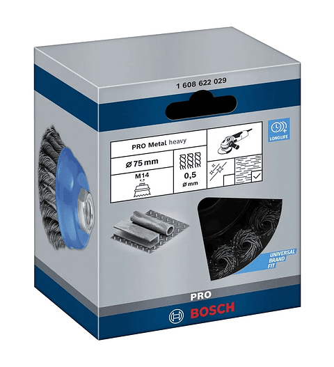 Catrabucha em copo Ø75 mm PRO Metal heavy BOSCH 