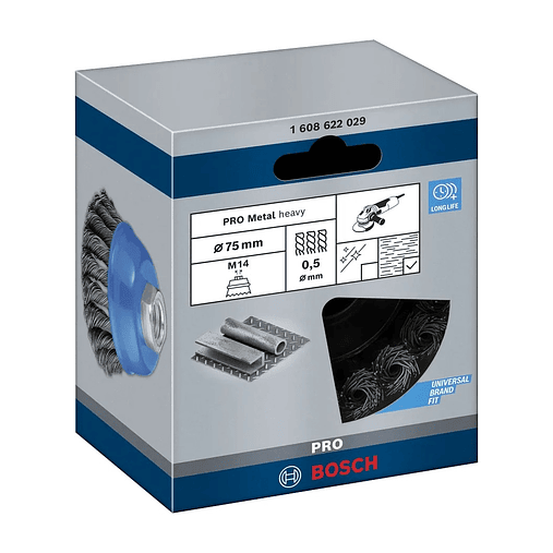 Catrabucha em copo Ø75 mm PRO Metal heavy BOSCH  2