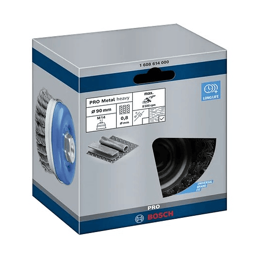 Catrabucha em copo Ø90mm PRO Metal heavy BOSCH  3